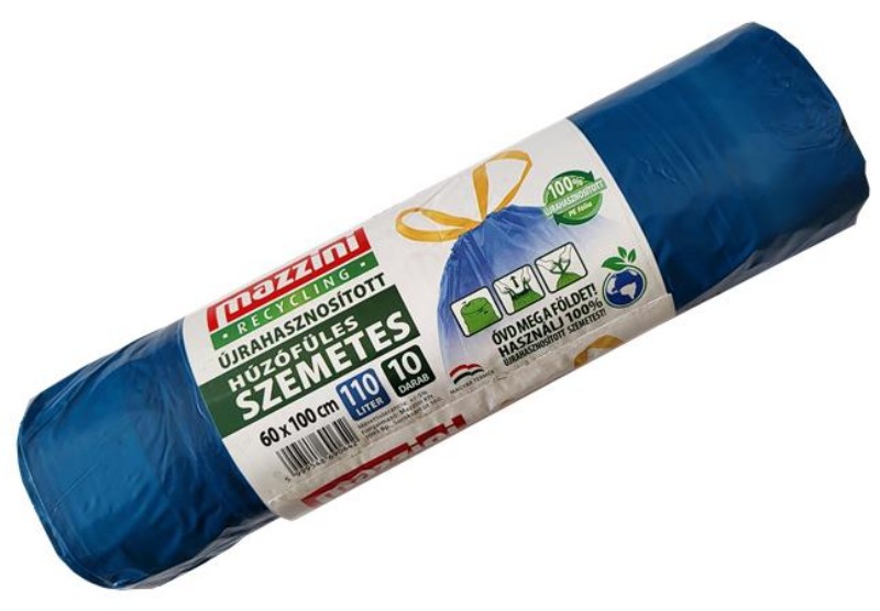Szemeteszsák Mazzini 110 L-es 10db/csomag köthető füles