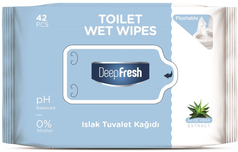Eü papír nedves Deep Fresh 42db/csomag Aloe vera