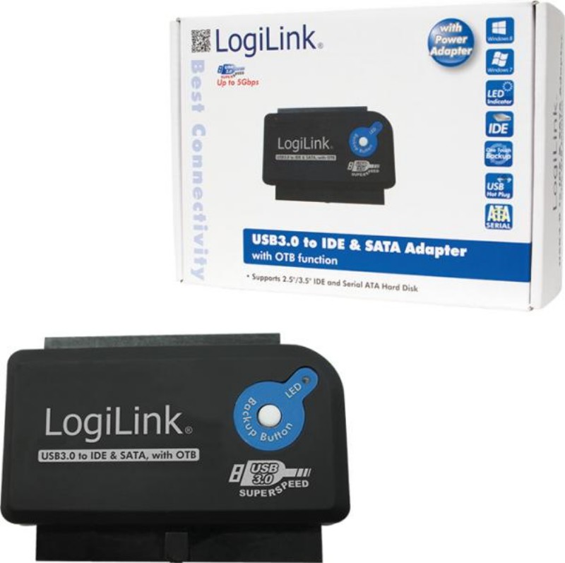 Adapter LogiLink AU0028A - USB 3.0 - IDE & SATA adapter OTB-vel