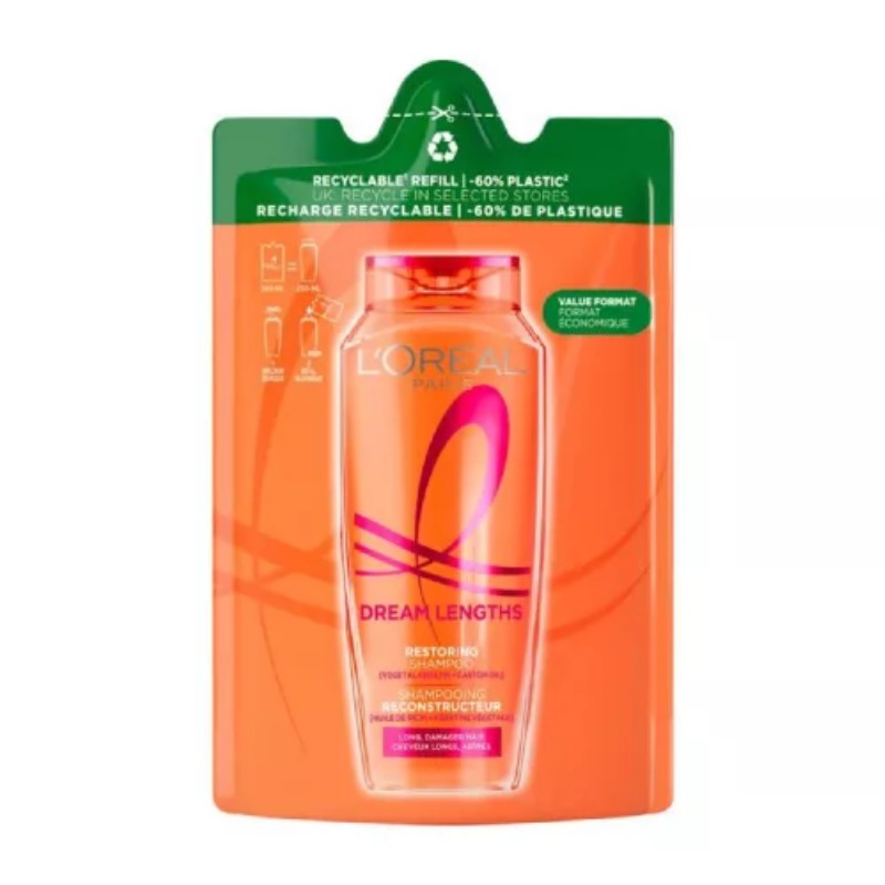 Sampon Elseve L'OREAL 250ml Utántöltő Dream Long