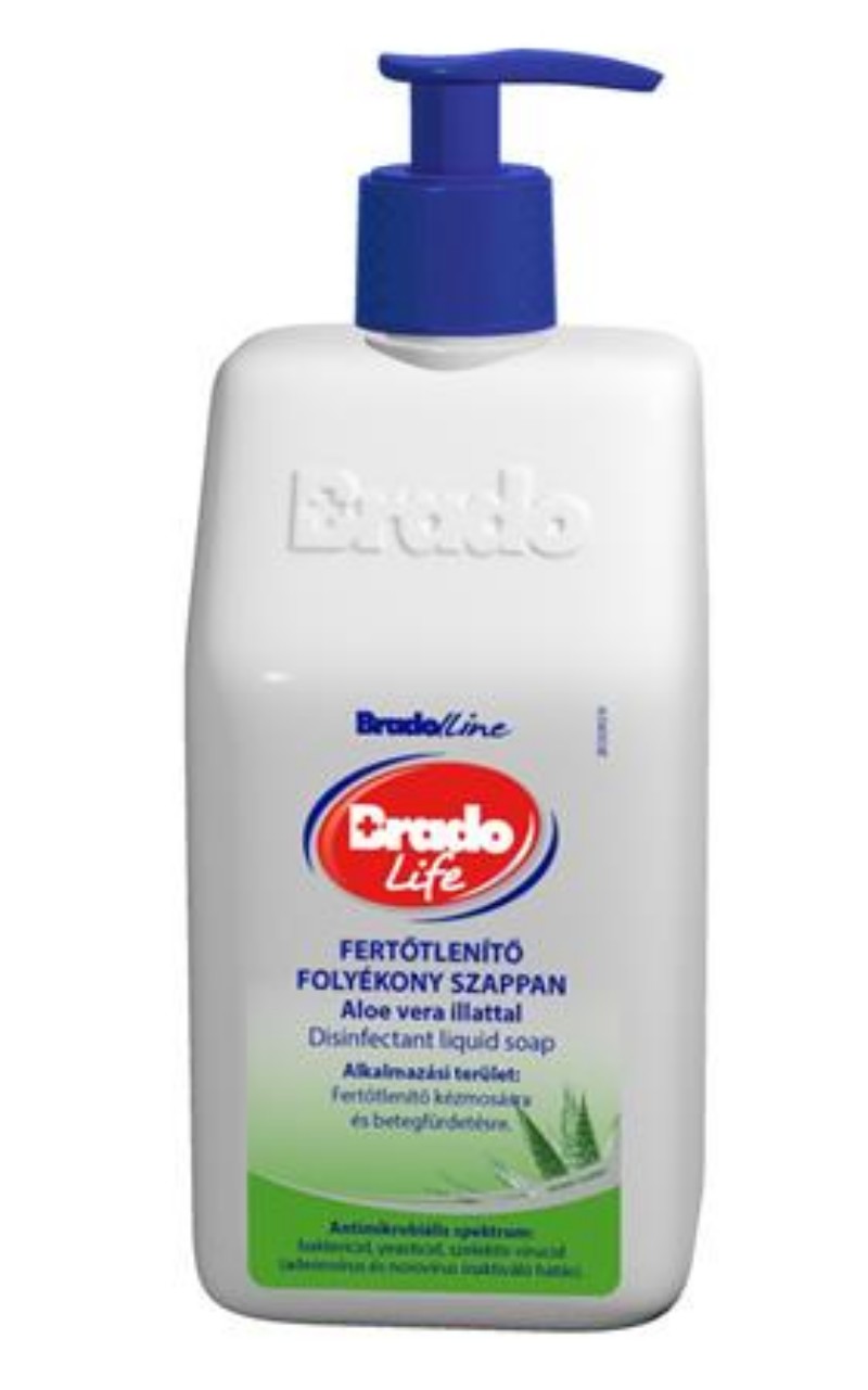 Folyékony szappan Brado Life 0,35L Aloe Vera Fertőtlenítő