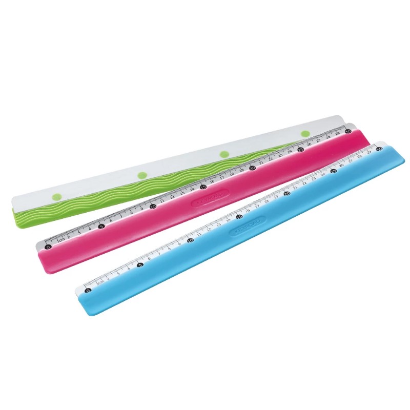 Vonalzó Keyroad Color Bar 30 cm Fém Skálával Vegyek színek