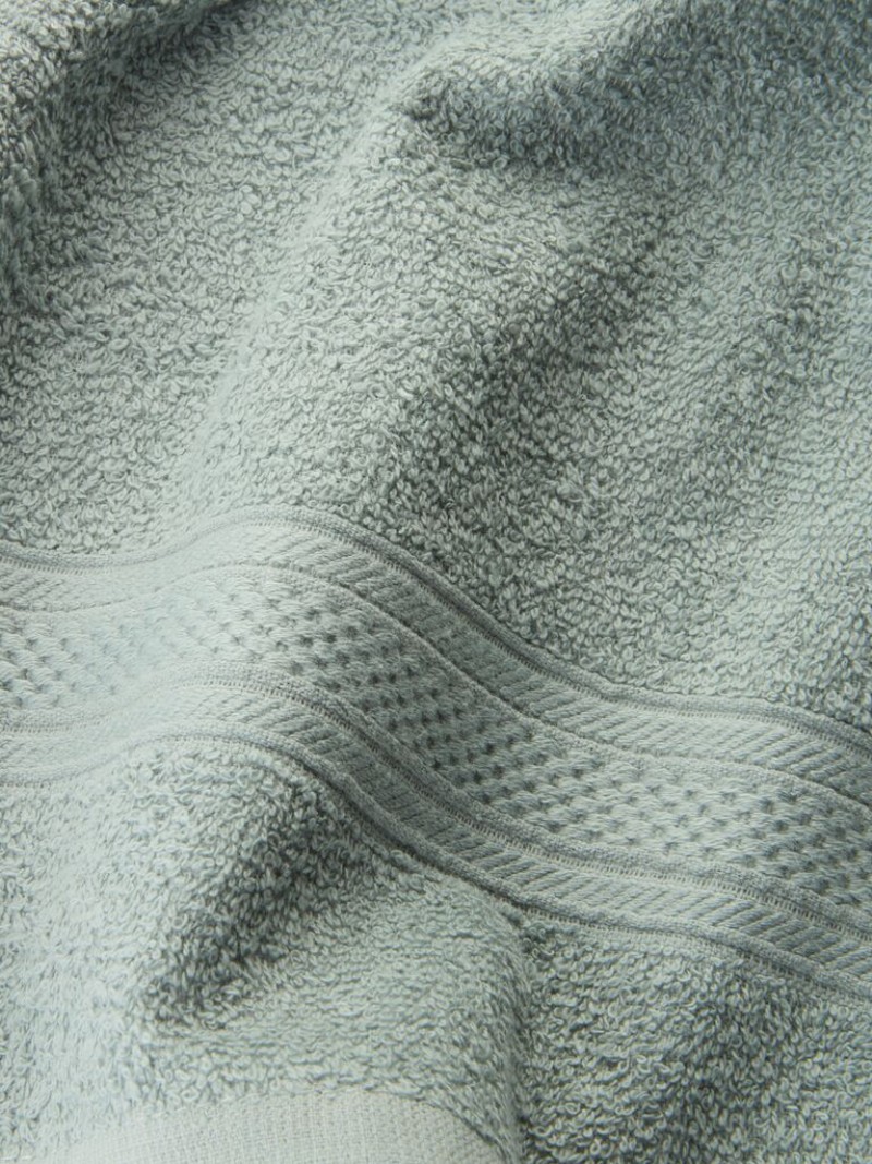 Törölköző pamut 50x90cm szürkéskék