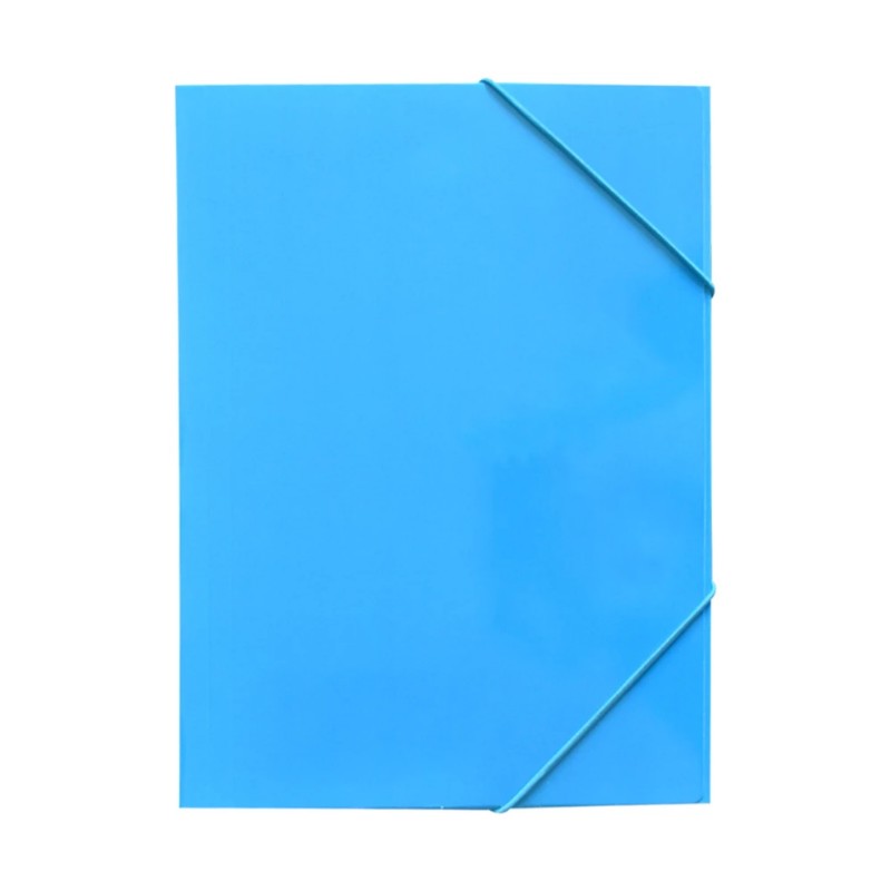 Gumis mappa Bluering A/4 prespán mintás Kék