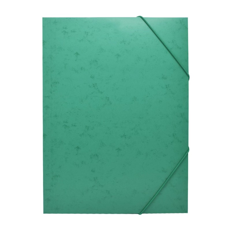 Gumis mappa Bluering A/4 prespán mintás Zöld