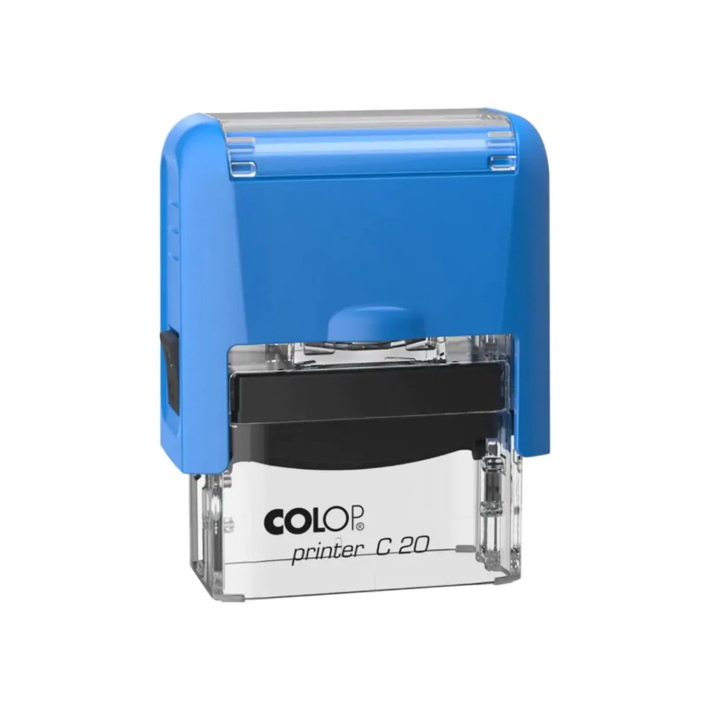 Bélyegző Colop Printer C20 kék ház, kék párna