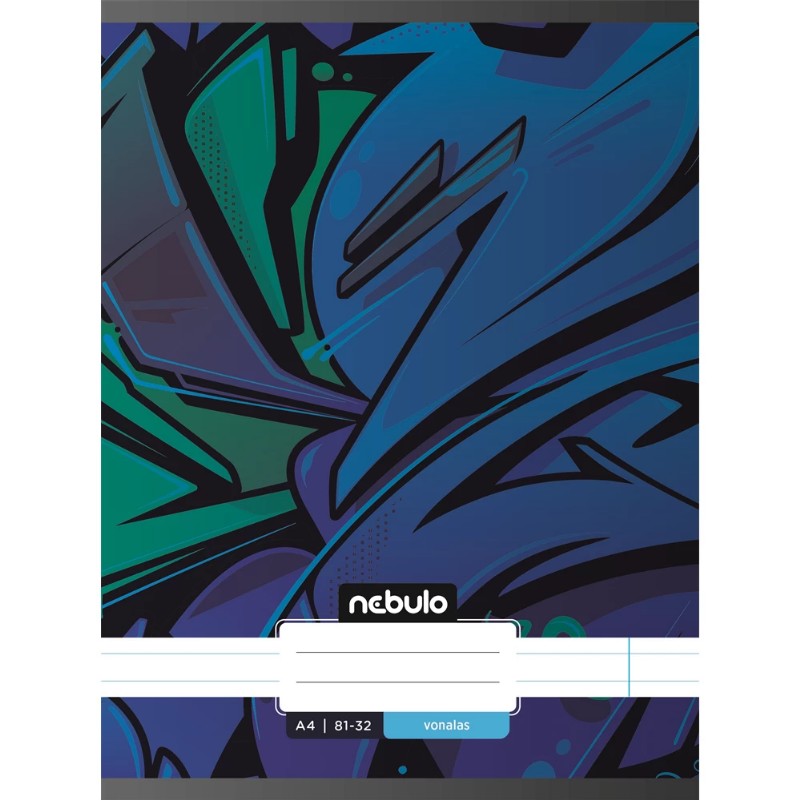 Füzet Nebulo A/4 vonalas 81-32 32 lap Xtreme