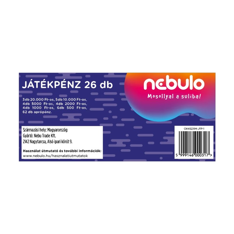 Játékpénz Nebulo