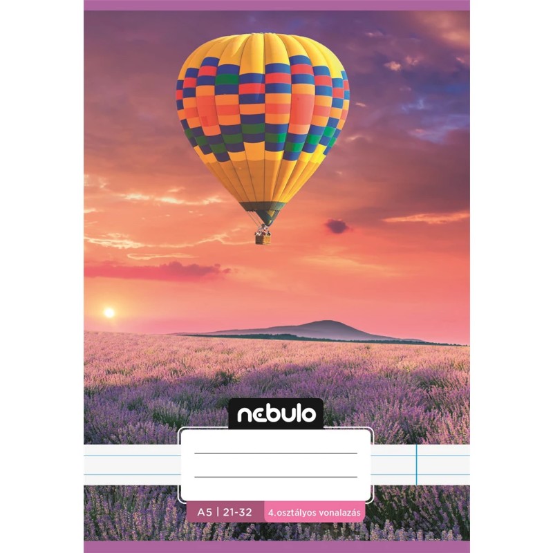 Füzet Nebulo A/5 vonalas 21-32 32 lap Cuki mintás