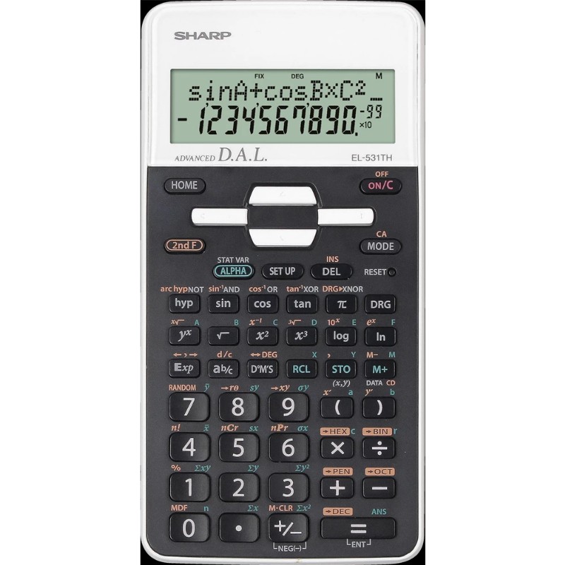 Számológép Sharp EL-531THB-WH tudományos 272 funkció