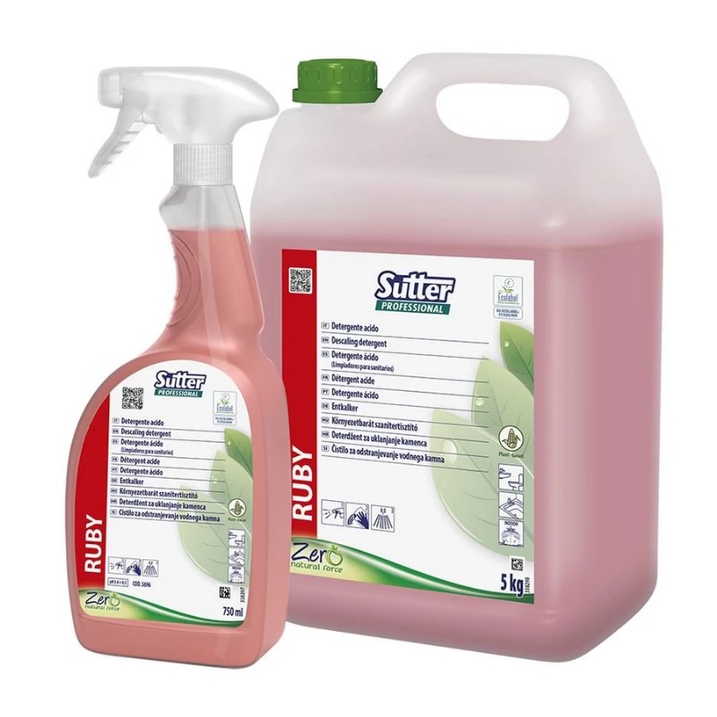 Szanitertisztító Ruby 750ml Zero