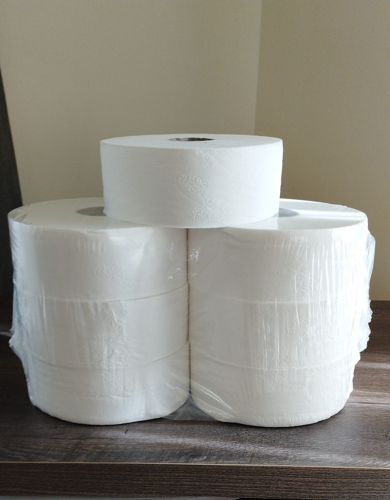 Eü. papír 26 cm ragasztott 100% cellulóz 2réteg 6 tekercs/csomag