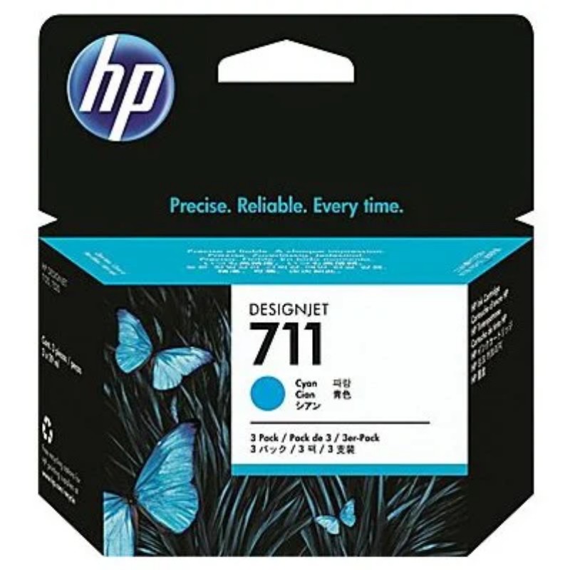 Patron HP 711 Cyan 3 pack