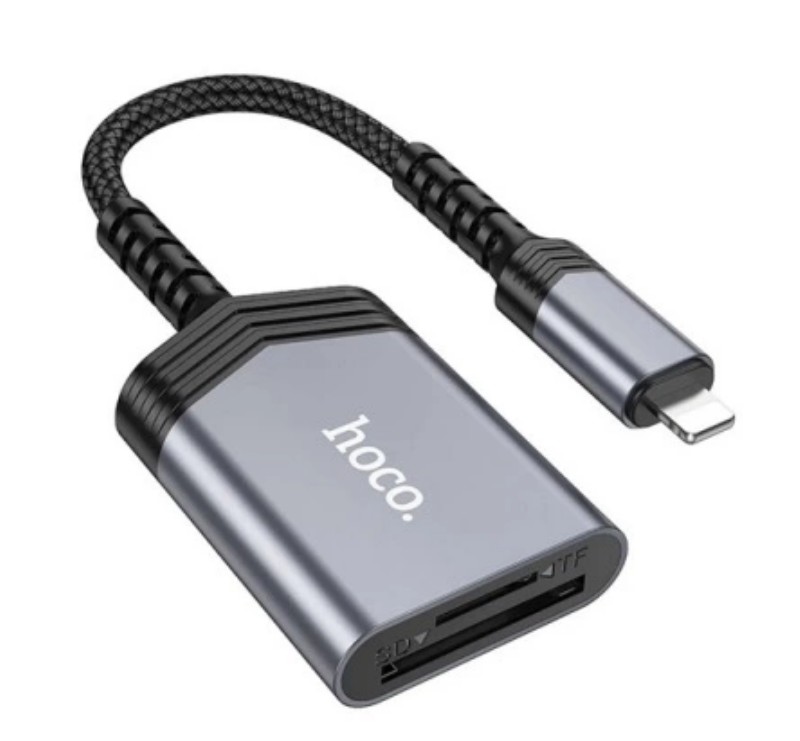 Adapter HOCO UA25 Lightning-TF/MicroSD