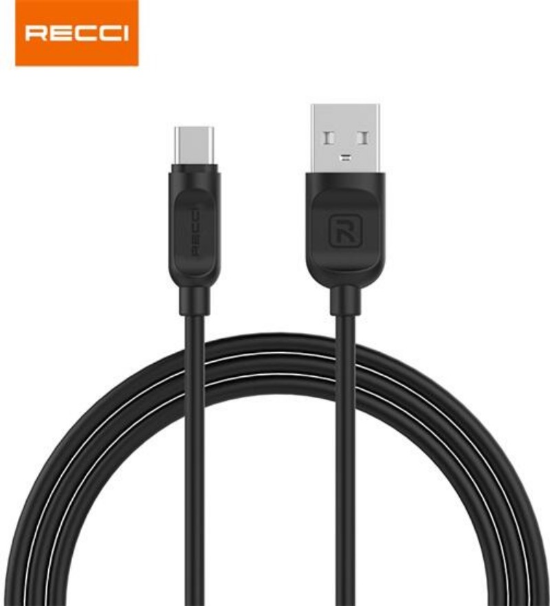 Kábel Recci USB-A - Type-C RCT-P200B 2m