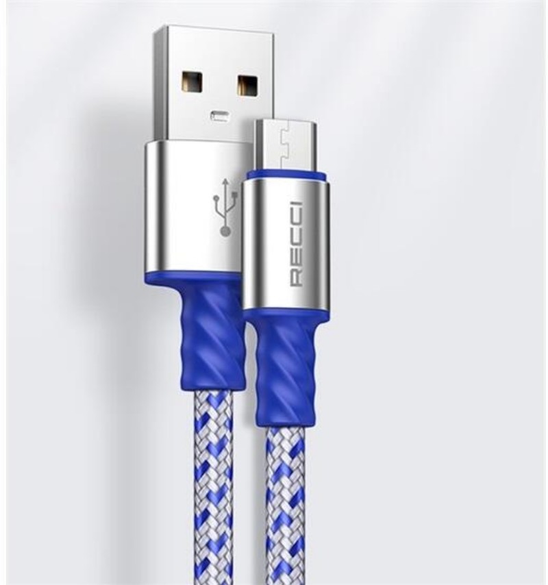 Kábel Recci USB-A - Micro USB RTC-N33M 2m