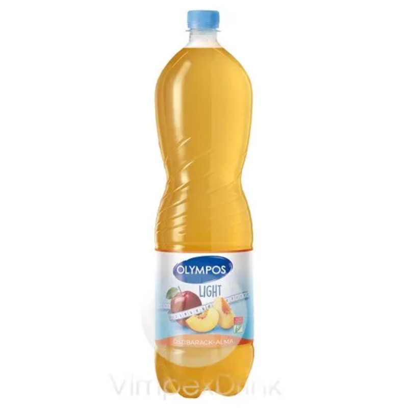 Üdítő Olympos 1,5L Light Alma-Őszibarack visszaváltható