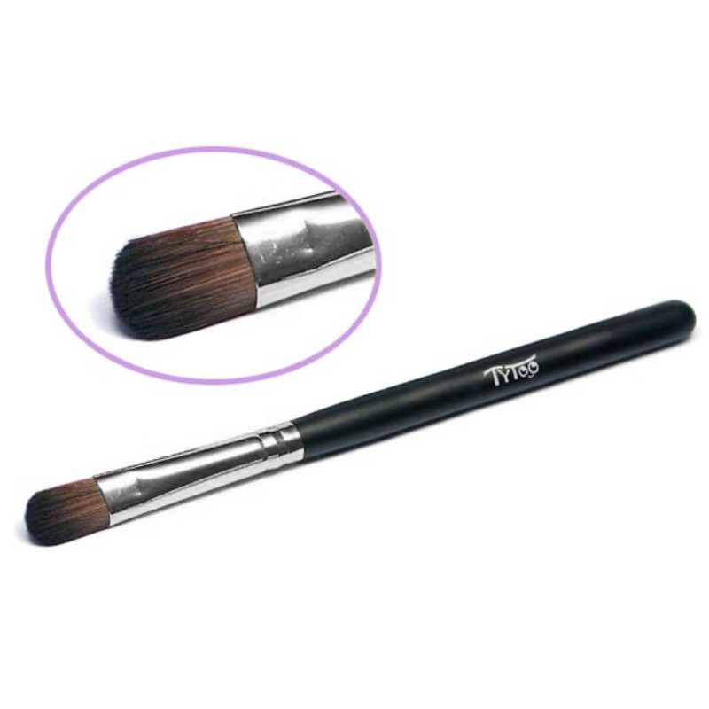 Ecset 8 mm Lapos Fekete-Ezüst