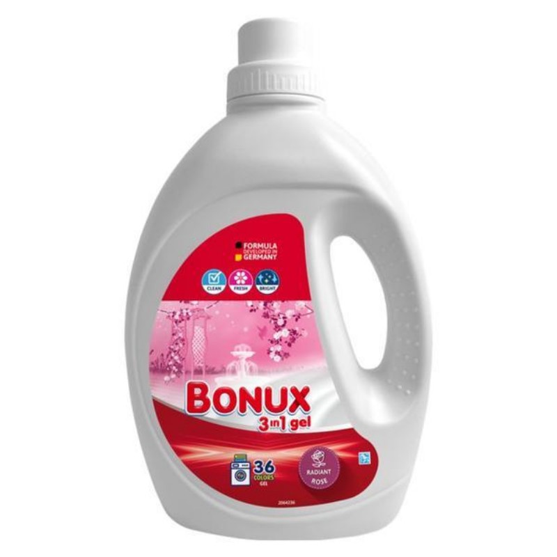 Folyékony mosószer Bonux 1800ml 36 mosás Rose