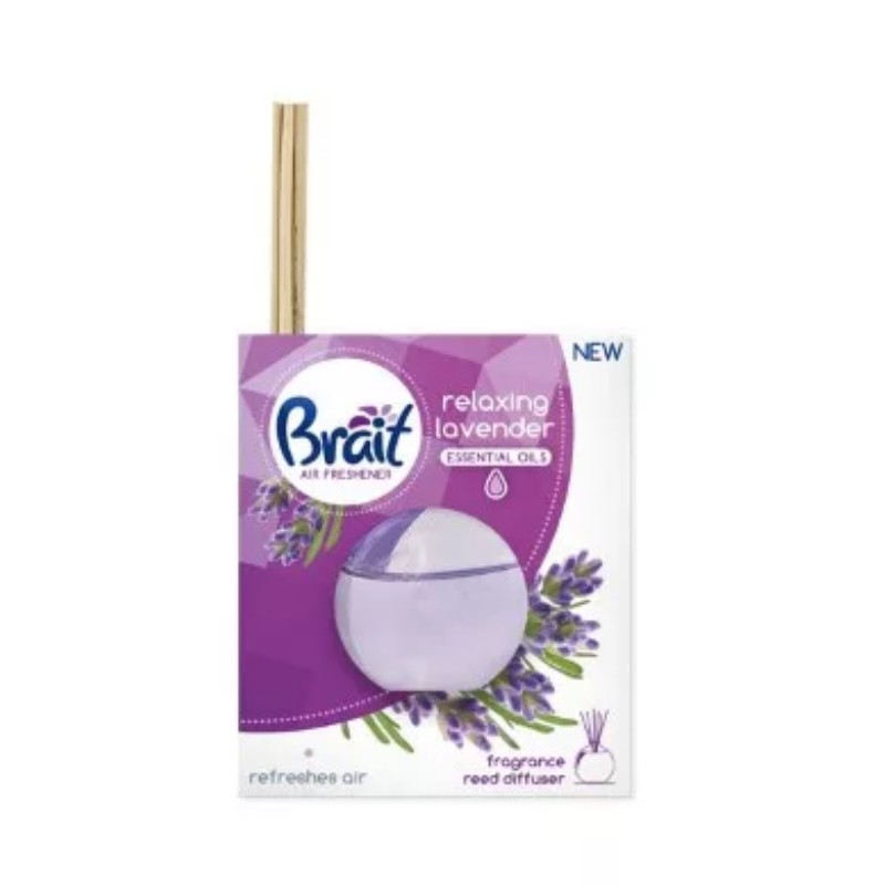 Légfrissítő Brait Pálcikás 40ml Relaxing Lavender