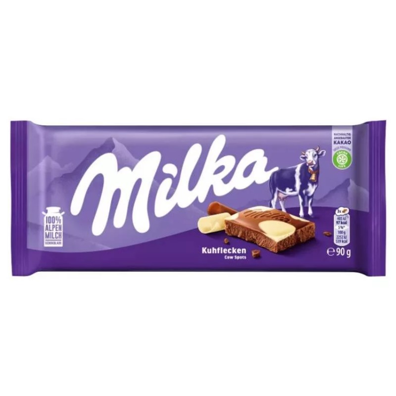 Csoki Milka táblás 90g Kuhflecken Cow Spots