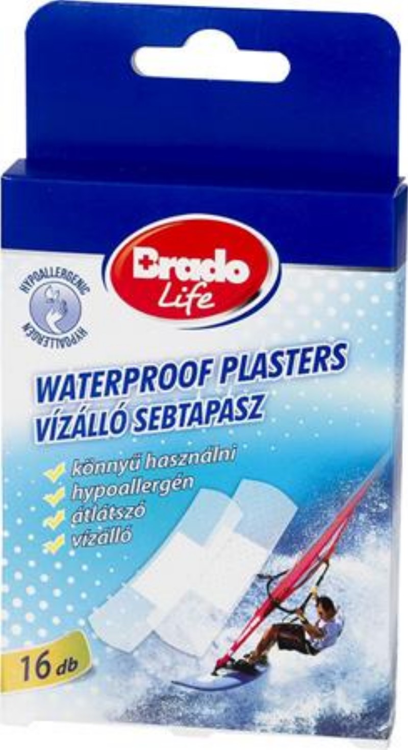 Sebtapasz Brado Life vízálló 16 db/csomag