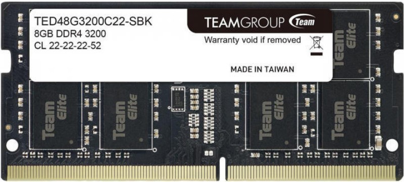 Memória TeamGroup Elite 8GB DDR4 3200MHz SODIMM