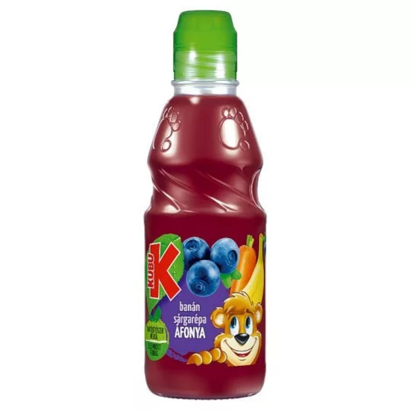 Üdítőital Kubu 0,3L Banán-Sárgarépa-Áfonya visszaváltható