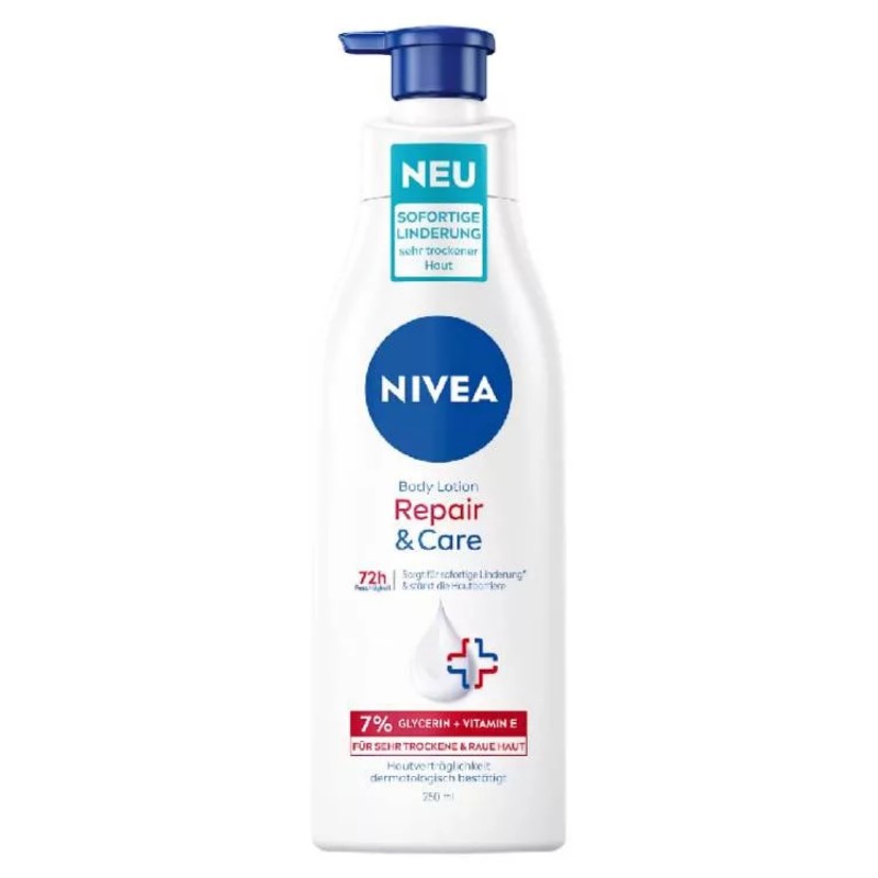Testápoló Nivea 250ml Repair&Care