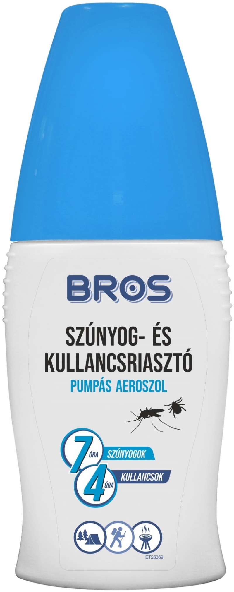 Szúnyog és kullancsriasztó Bros 100ml Pumpás Aeroszol