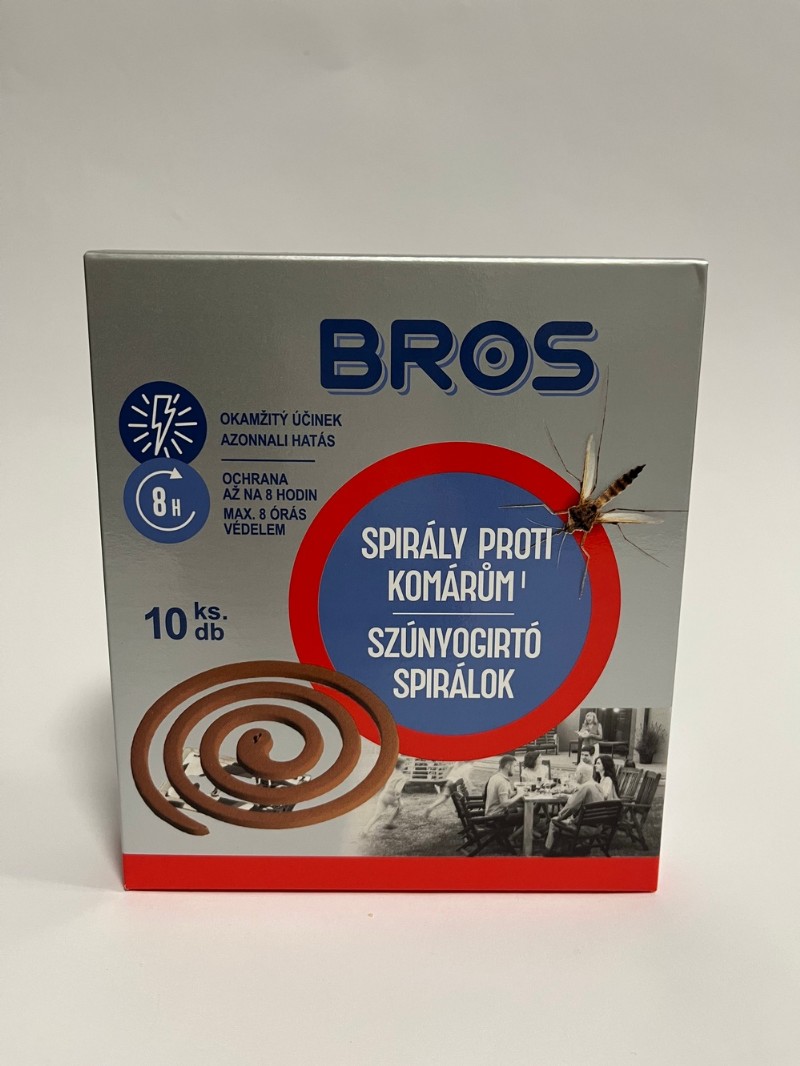 Szúnyogírtó BROS 10db/csomag Spirálok