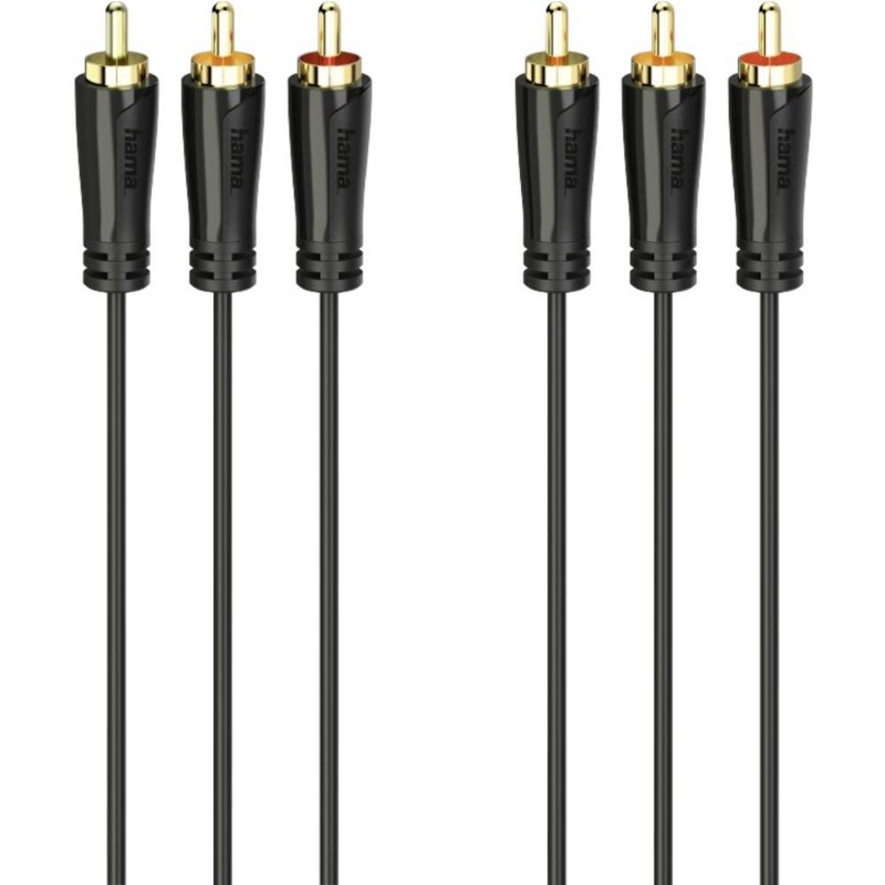 Kábel Hama 3x RCA- 3x RCA 1.5 m