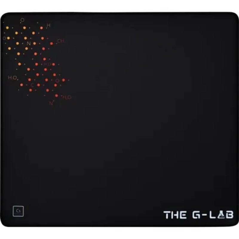 Egérpad The G-Lab CEASIUM 450x400x3mm, vízálló, fekete,