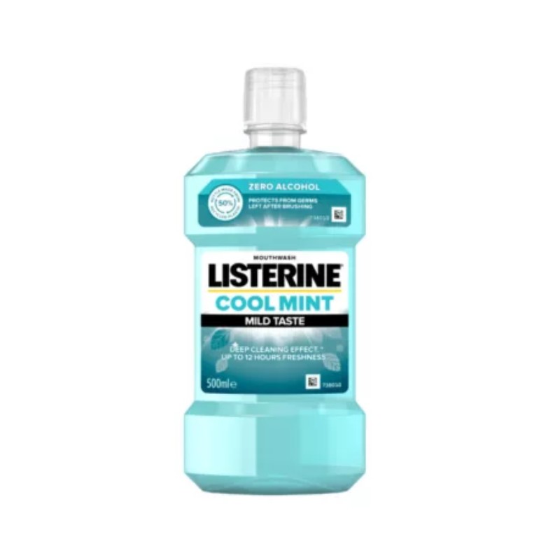 Szájvíz Listerine 500ml Coolmint Mild Taste