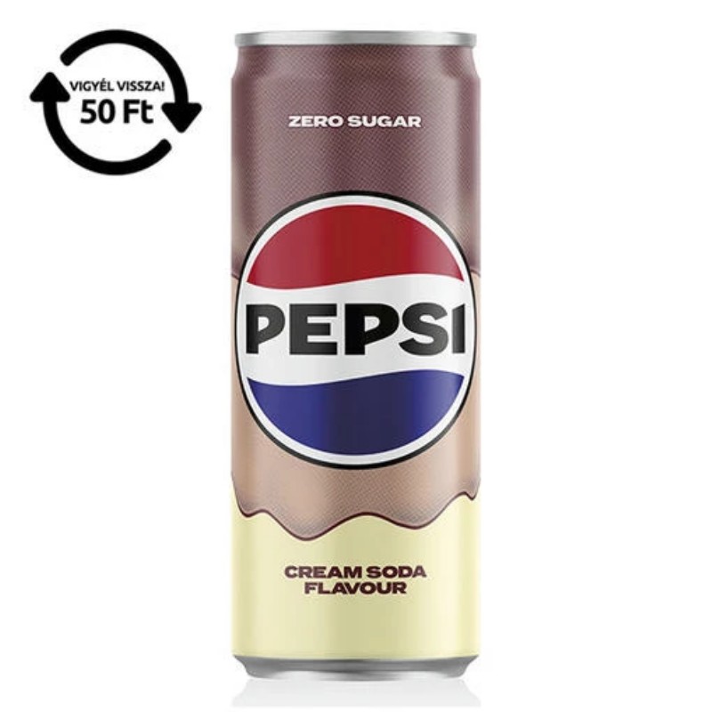 Üdítőital Pepsi 0,25L Cream Soda dobozos Visszaváltható