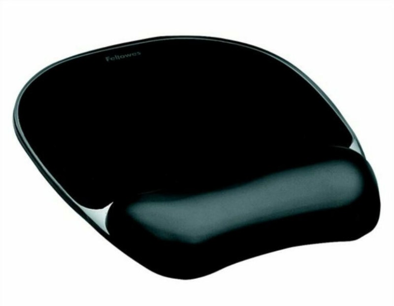 Egérpad Fellowes Crystals Gel Fekete