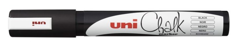 Krétamarker UNI 1,8-2,5mm PWE-5M fekete