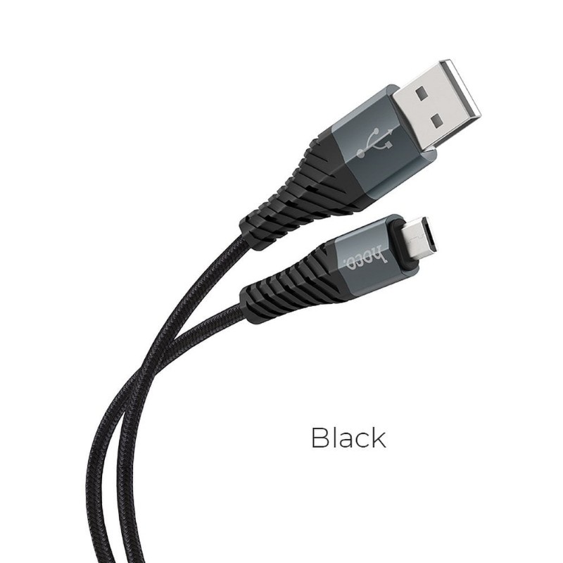 Kábel Hoco X38 COOL USB-A - microUSB kábel 1m - fekete