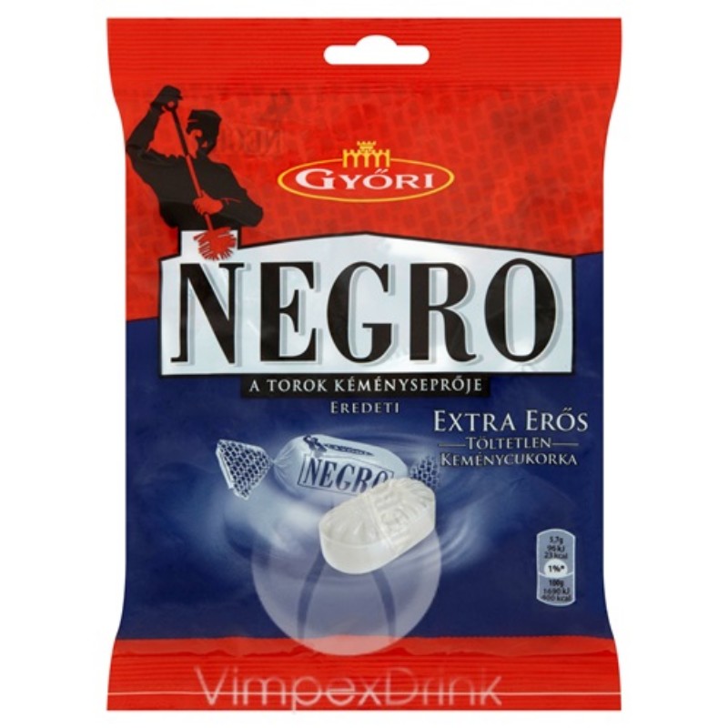 Cukorka Negro 159g Extra Erős