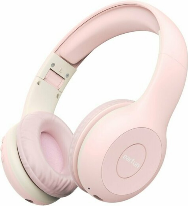 Fejhallgató EarFun K2P kid headphones pink BT