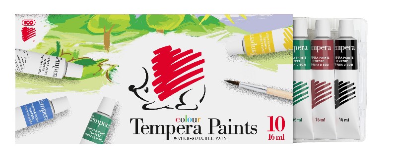 Tempera Ico Süni 10db-os 16ml Színes