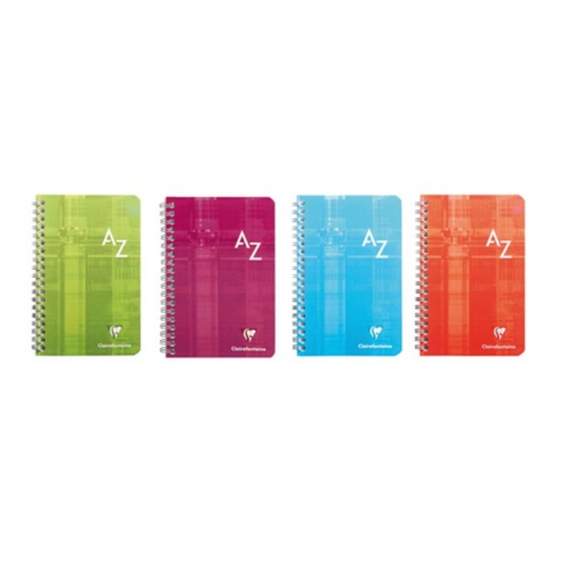 Füzet Clairefontaine A/4 Regiszteres 90 lapos Kockás Spirál