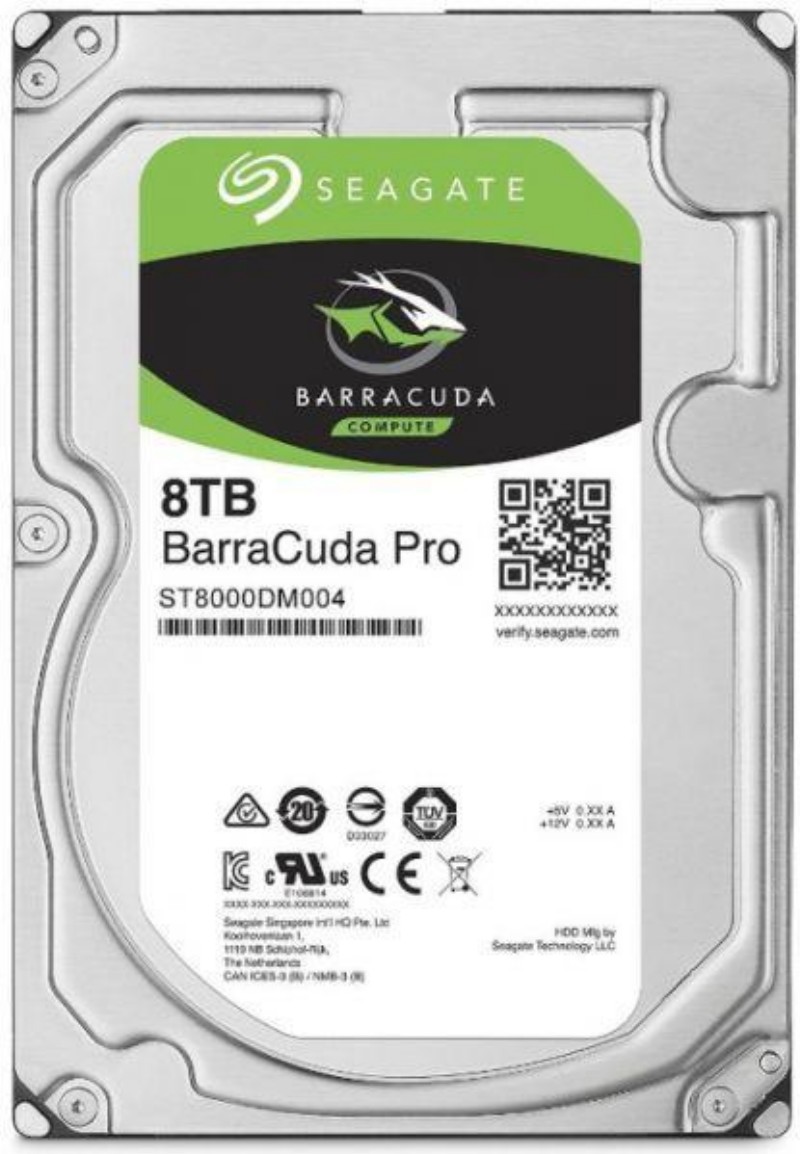 Winchester Seagate BarraCuda 3.5 8TB 5400rpm 256MB SATA3