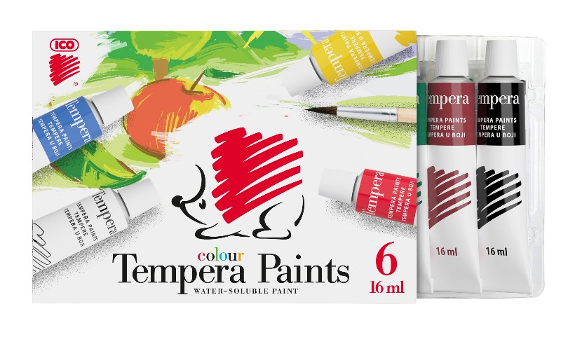 Tempera Ico Süni 6db-os Színes