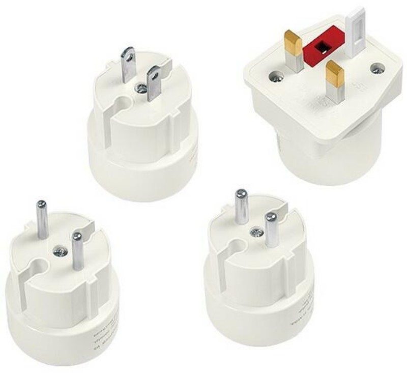 Adapter utazó Logilink PA0186 4db-os szett 2A/250V