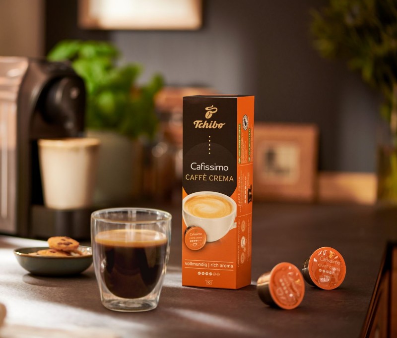 Kávé kapszula Tchibo 10db/csomag Cafissimo Caffé Crema