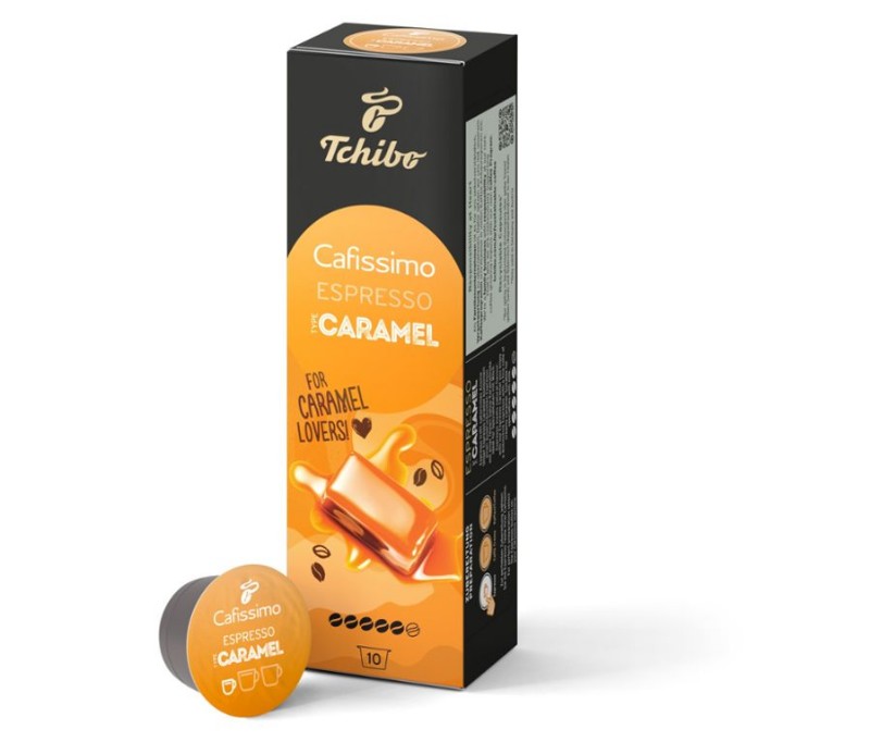 Kávé kapszula Tchibo 10db/csomag Cafissimo Espresso Caramel