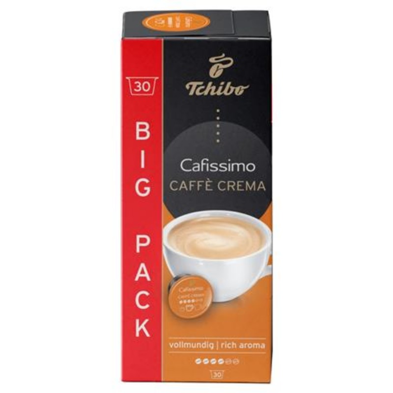 Kávé kapszula Tchibo 30db/csomag Cafissimo Caffé Crema Vollmunding*