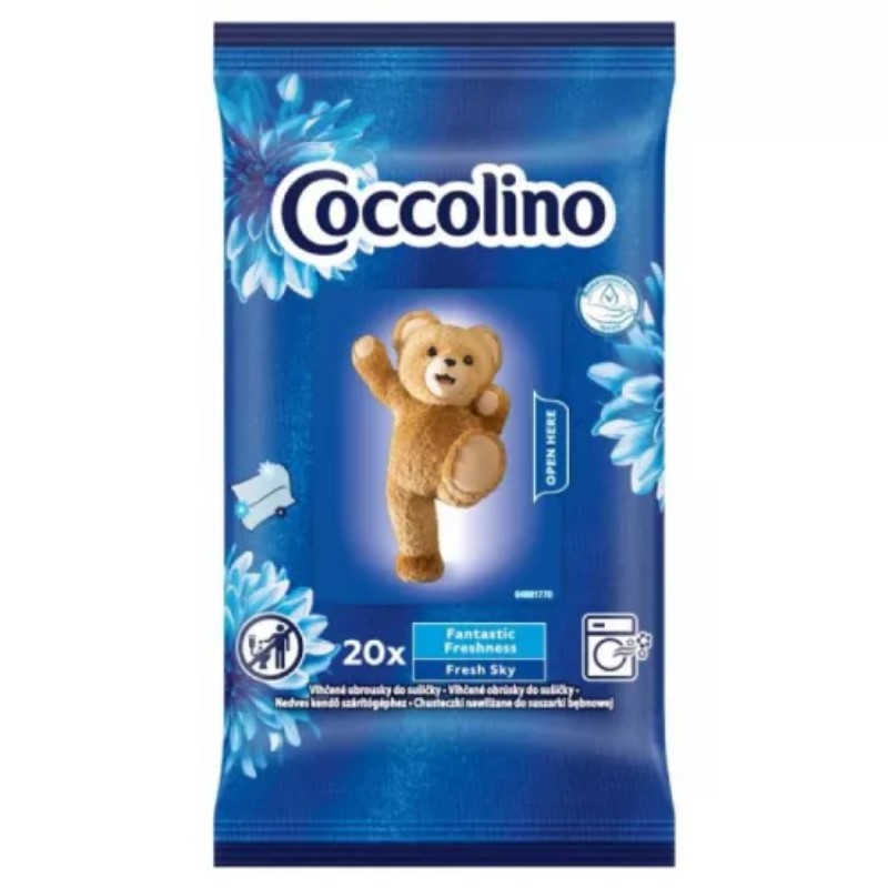 Illatosító kendő Coccolino szárítógépbe 20db/csomag
