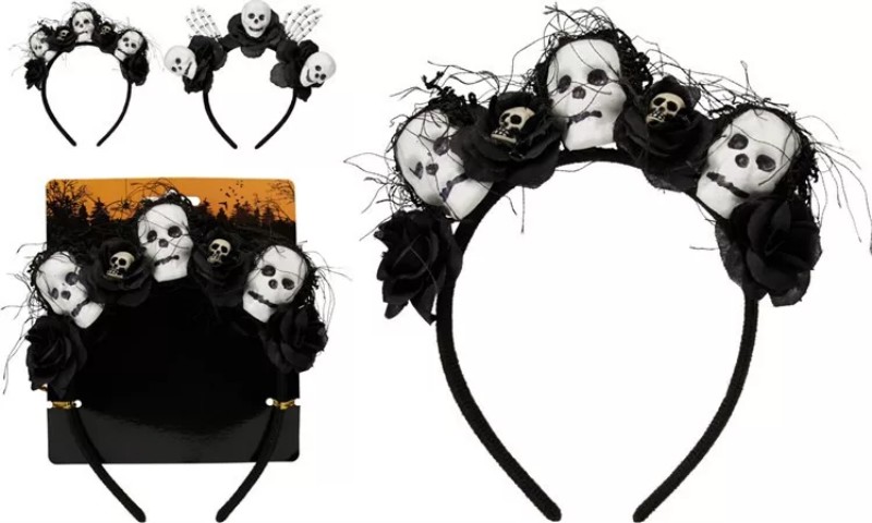Hajpánt Halloweeni Koponyás Több féle
